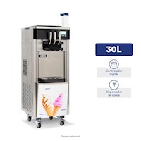 ILUMI MAQUINA HELADO SOFT 30 LTS POR HORA